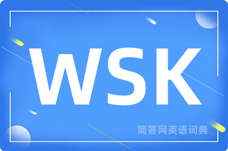 WSK是什么意思,WSK的中文翻译 WSK