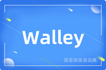 Walley是什么意思,Walley的中文翻译 Walley
