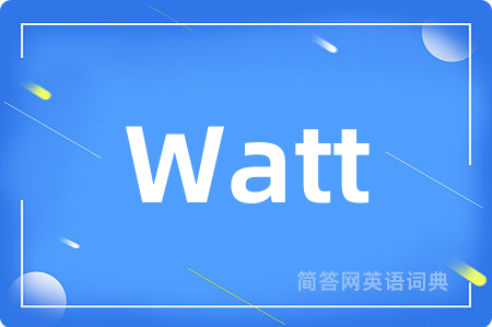 Watt
