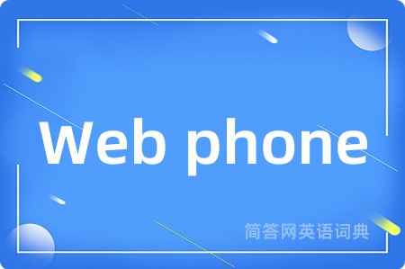 Web phone