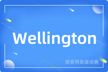Wellington是什么意思,Wellington的中文翻译 Wellington