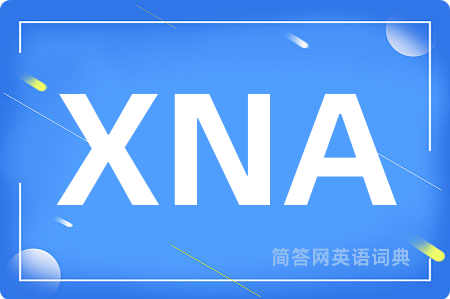 XNA是什么意思,XNA的中文翻译 XNA