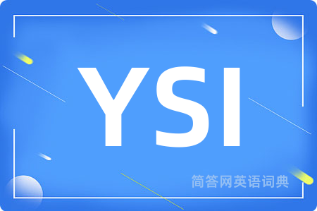 YSI是什么意思,YSI的中文翻译 YSI