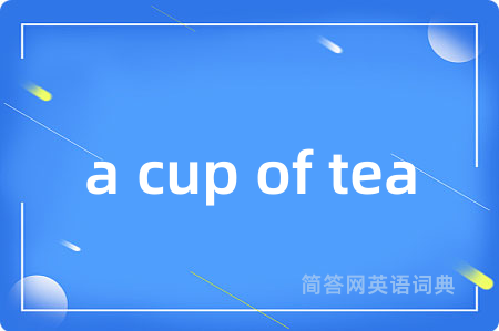a cup of tea