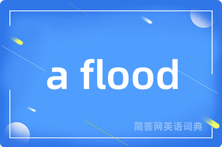 a flood