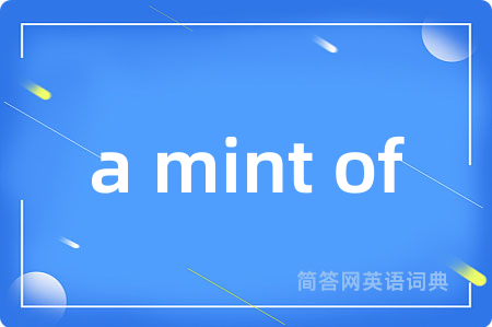 a mint of