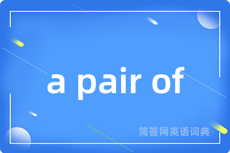 a pair of