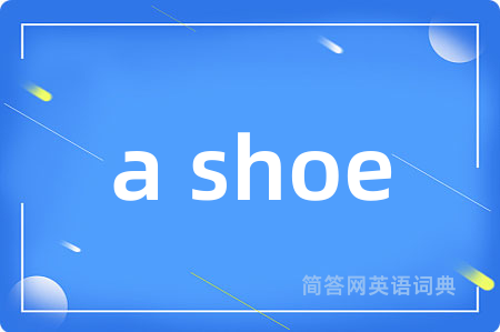a shoe