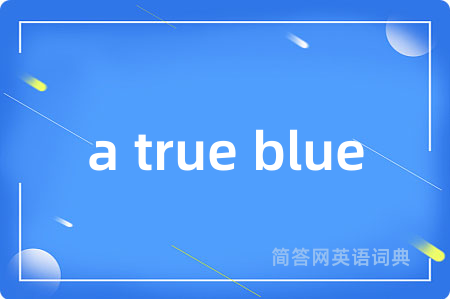a true blue