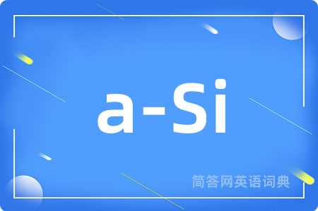 a-Si