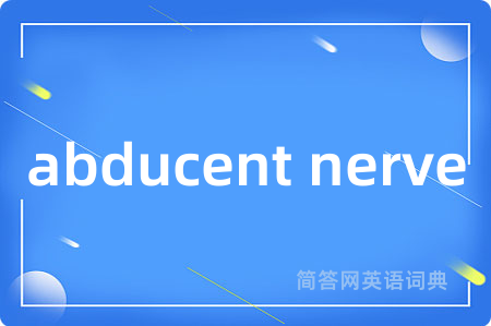 abducent nerve