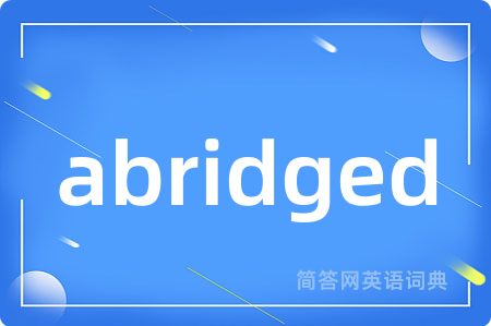 abridged