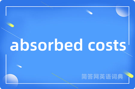 absorbed costs