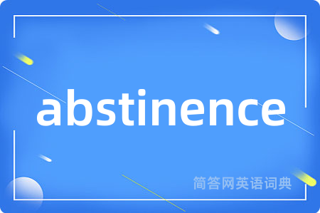 abstinence