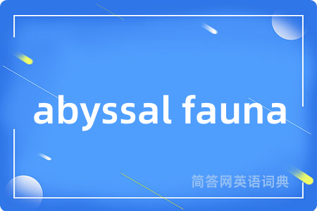 abyssal fauna
