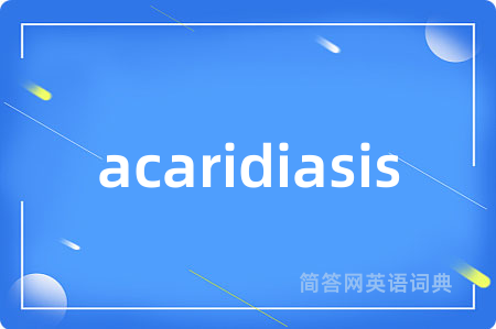 acaridiasis