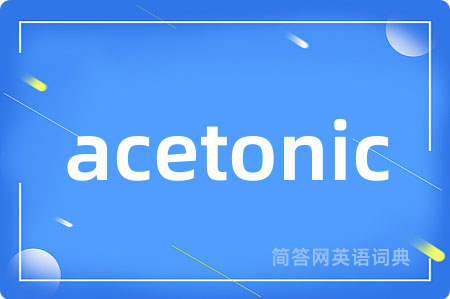 acetonic
