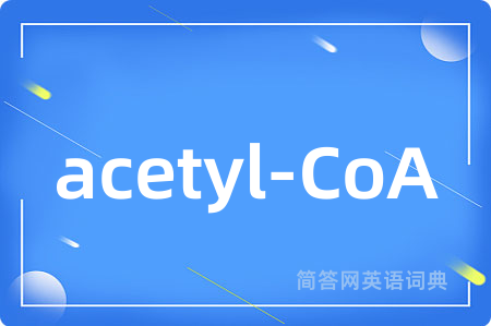 acetyl-CoA是什么意思,acetyl-CoA的中文翻译 acetyl-CoA