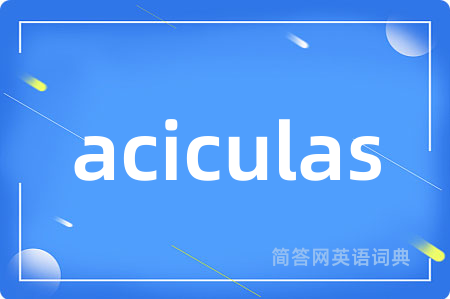 aciculas
