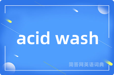acid wash