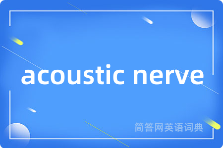 acoustic nerve