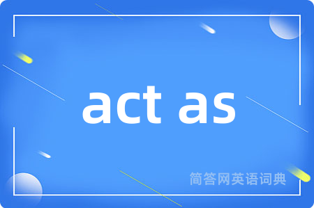 act as