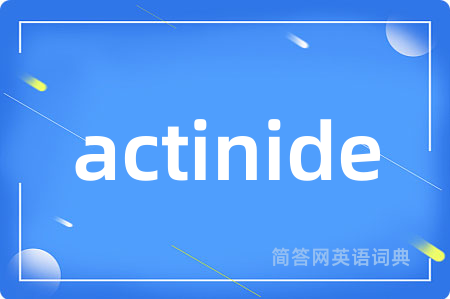 actinide