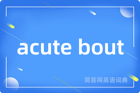 acute bout