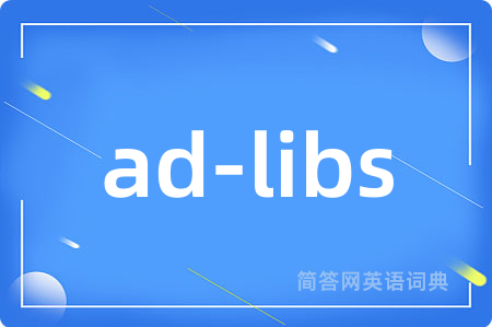 ad-libs