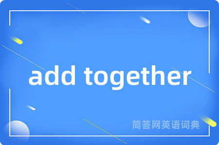 add together