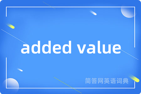 added value