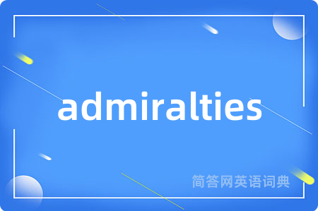 admiralties