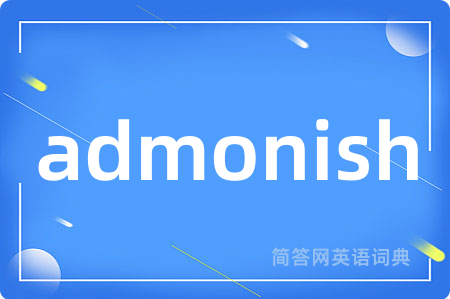 admonish