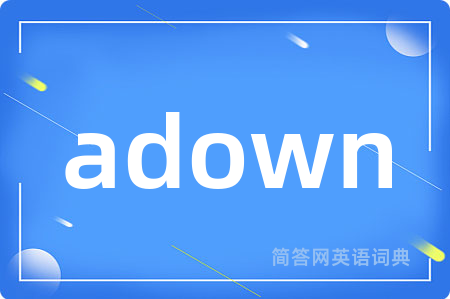 adown