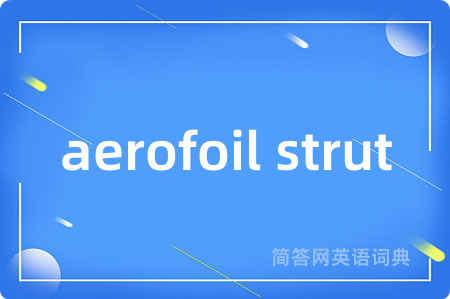 aerofoil strut