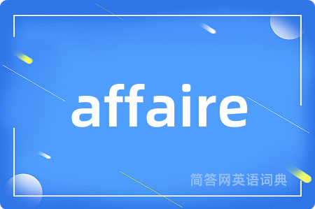 affaire