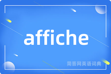 affiche
