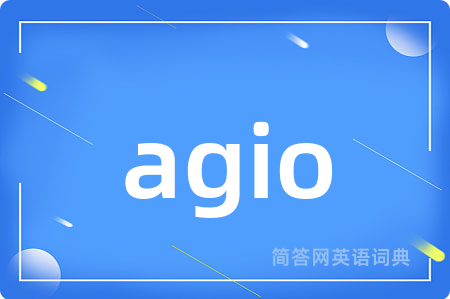 agio