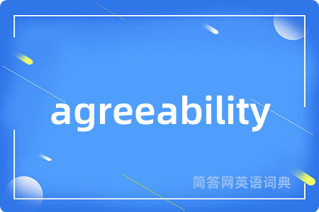 agreeability