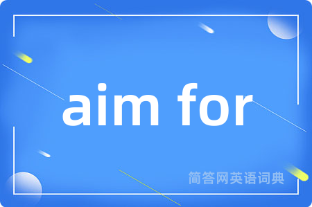 aim for