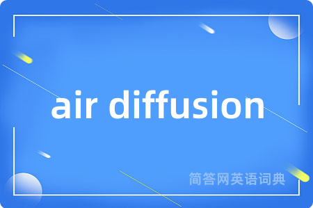 air diffusion