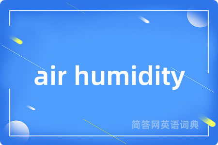 air humidity