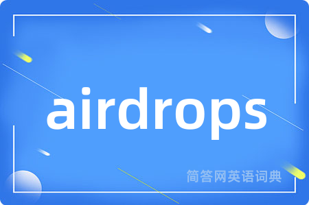 airdrops
