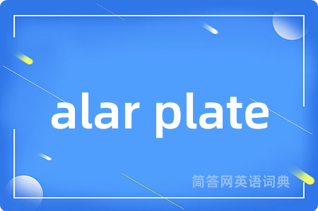 alar plate