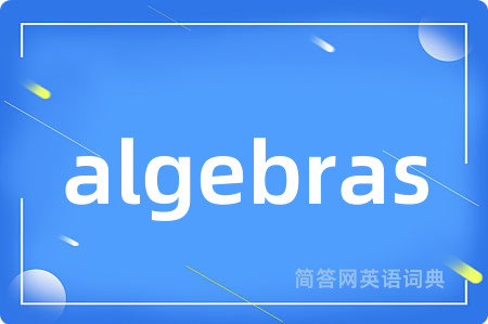 algebras