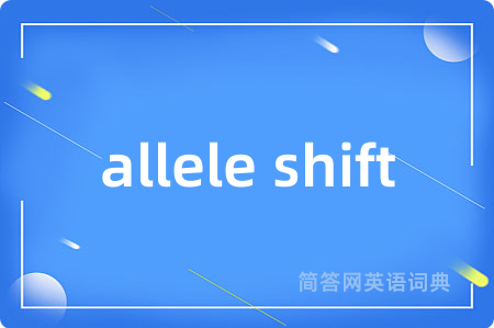allele shift