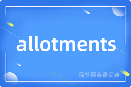 allotments