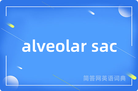 alveolar sac