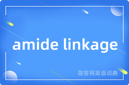 amide linkage