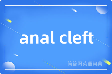 anal cleft